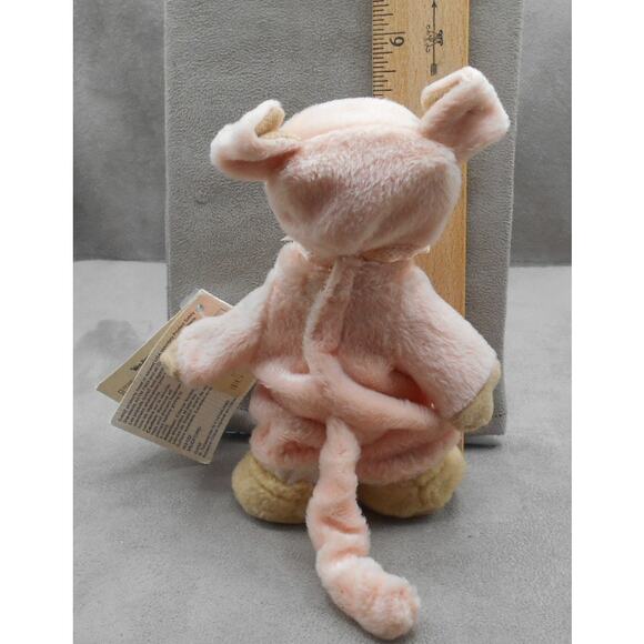 Ganz Wee Bear Village Mudford H3132 Bear in Pig Costume 1999 Vintage Plush - Picture 5 of 8